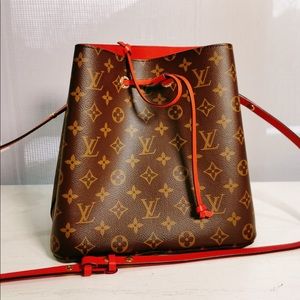 Louis Vuitton Monogram Neonoe MM Coquelicot